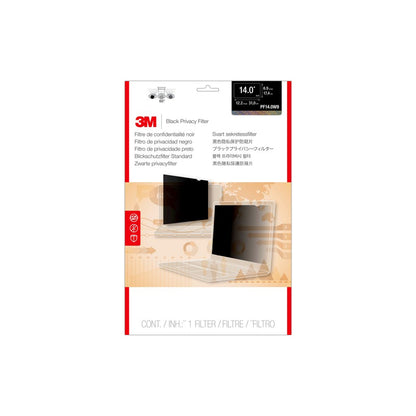 3M Black Privacy Filter for Notebooks PF14.0W Privacy Screen