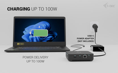 i-tec Power Delivery W USB-C Docking Station 100W (EODPPRO)