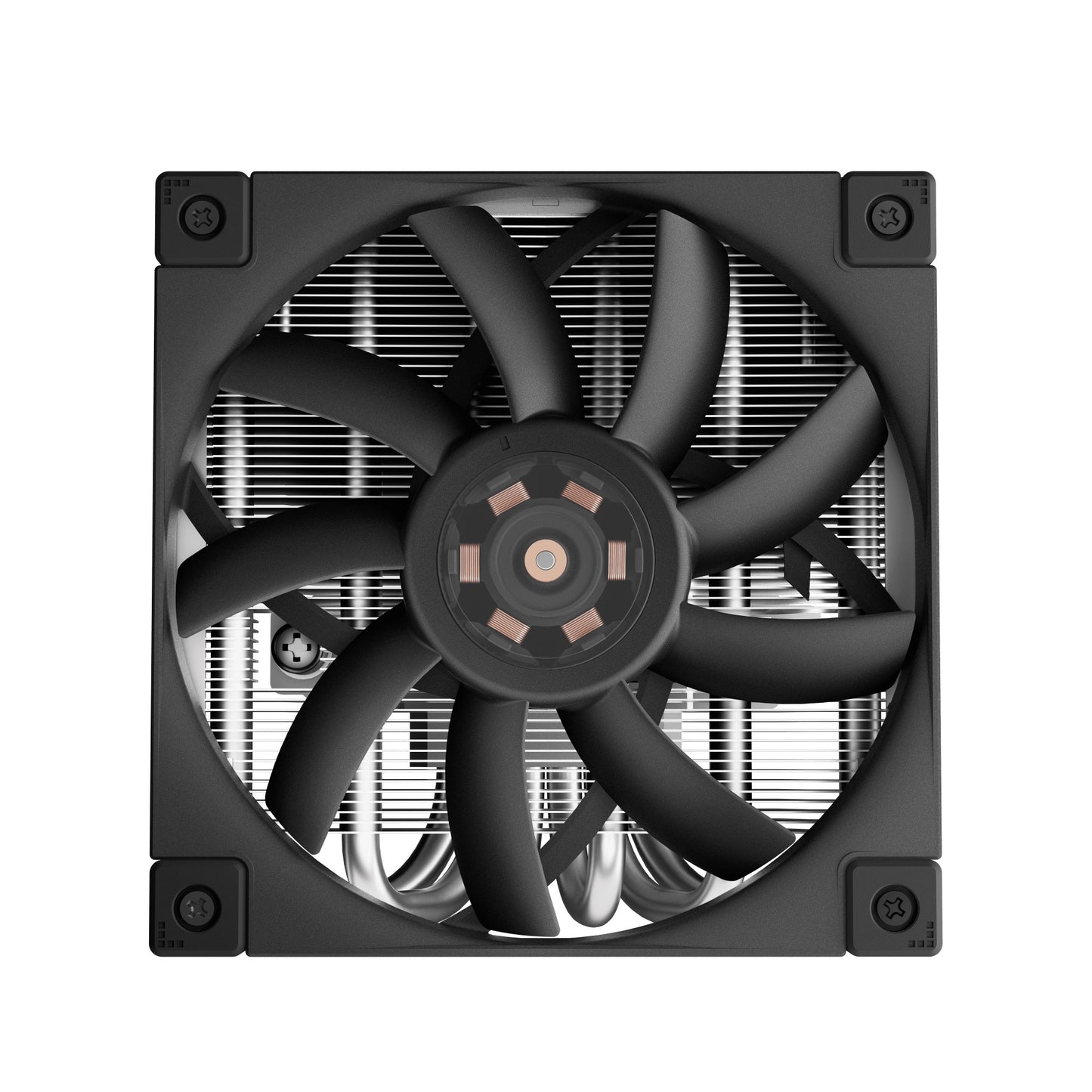 DeepCool AN600 Processor Air cooler 12 cm Aluminium, Black 1 pc(s) Cooling