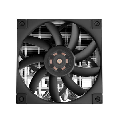 DeepCool AN600 Processor Air cooler 12 cm Aluminium, Black 1 pc(s) Cooling