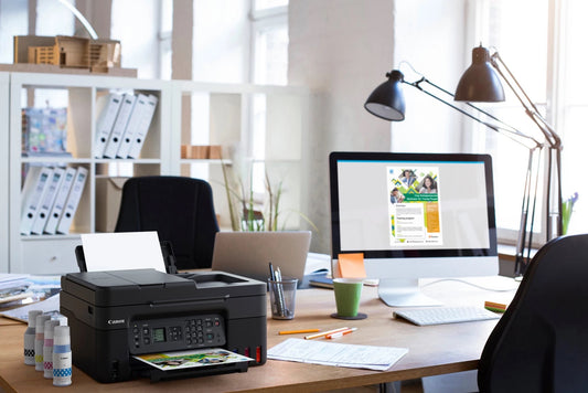 Canon PIXMA G4570 Wireless Colour All-in-one Refillable MegaTank Inkjet Printer