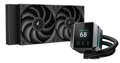 DeepCool MYSTIQUE 240 Processor All-in-one liquid cooler 12 cm Black 1 pc(s) Cooling