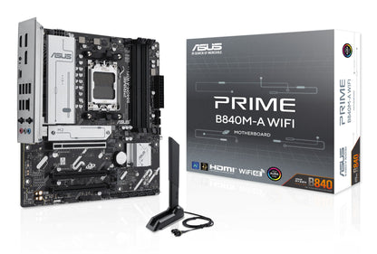 ASUS PRIME B840M-A WIFI AMD B840 Socket AM5 micro ATX Motherboard
