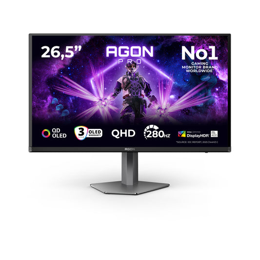 AOC AGON PRO AG276QZD2 26.5" QHD OLED 280Hz Monitor