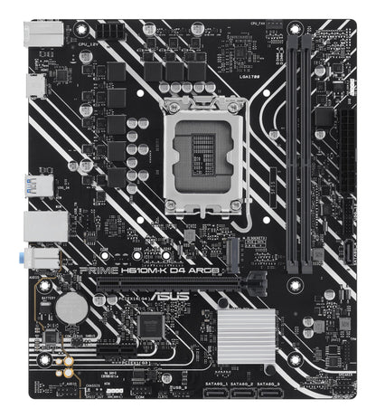 ASUS PRIME H610M-K D4 ARGB Intel H610 LGA 1700 micro ATX Motherboard