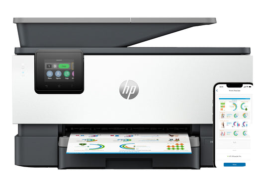 HP OfficeJet Pro 9120b Wireless All-in-One Color Printer, Two-sided printing