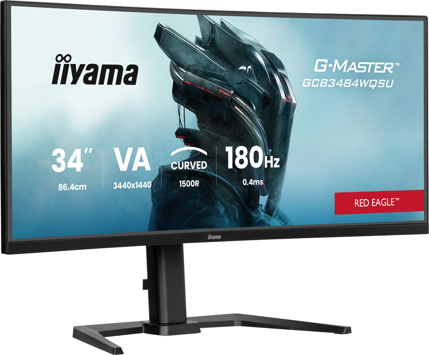 iiyama G-MASTER GCB3484WQSU-B1 34" UWQHD VA 180Hz Curved Monitor