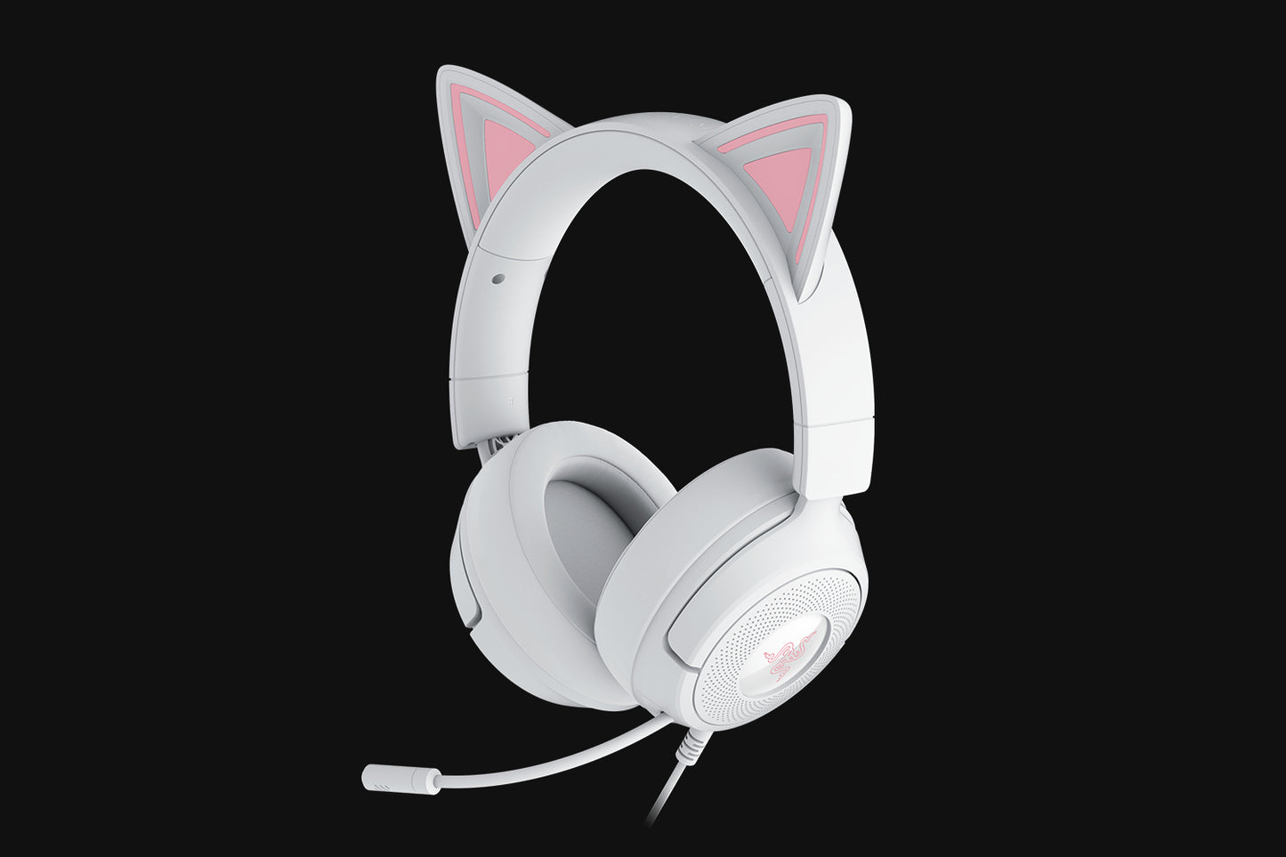 Razer RZ04-05350300-R3M1 headphones/headset Wired Head-band Gaming White