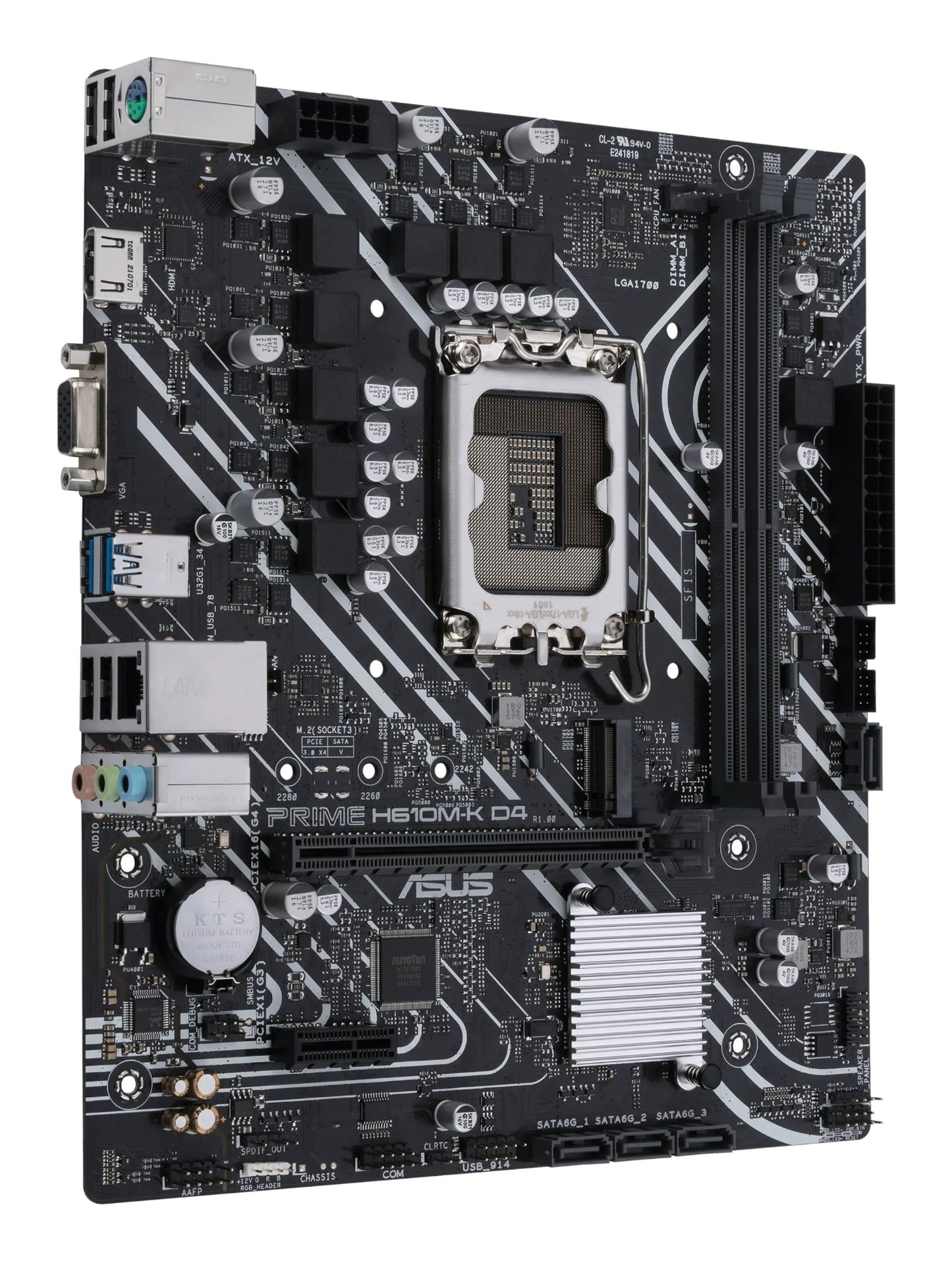 ASUS PRIME H610M-K D4 Intel H610 LGA 1700 micro ATX Motherboard