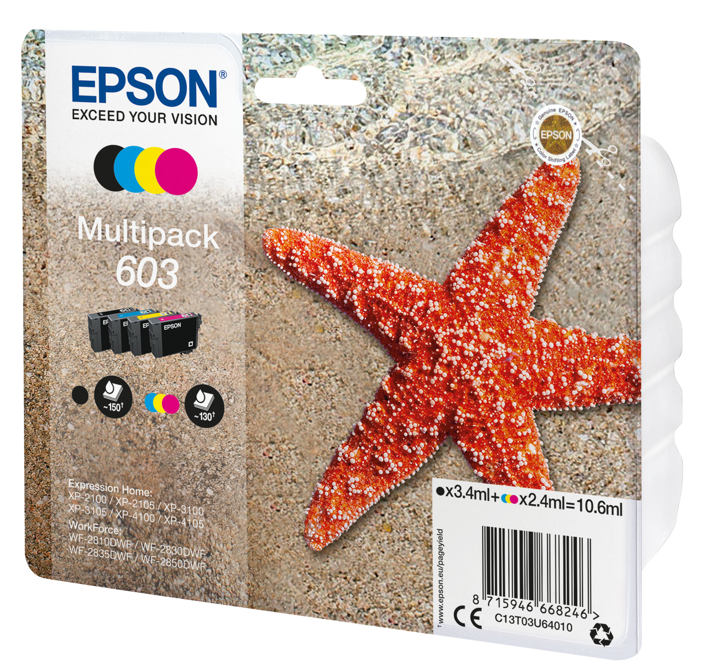 Epson C13T03U64010/603 Ink Cartridge (Epson XP 2100)
