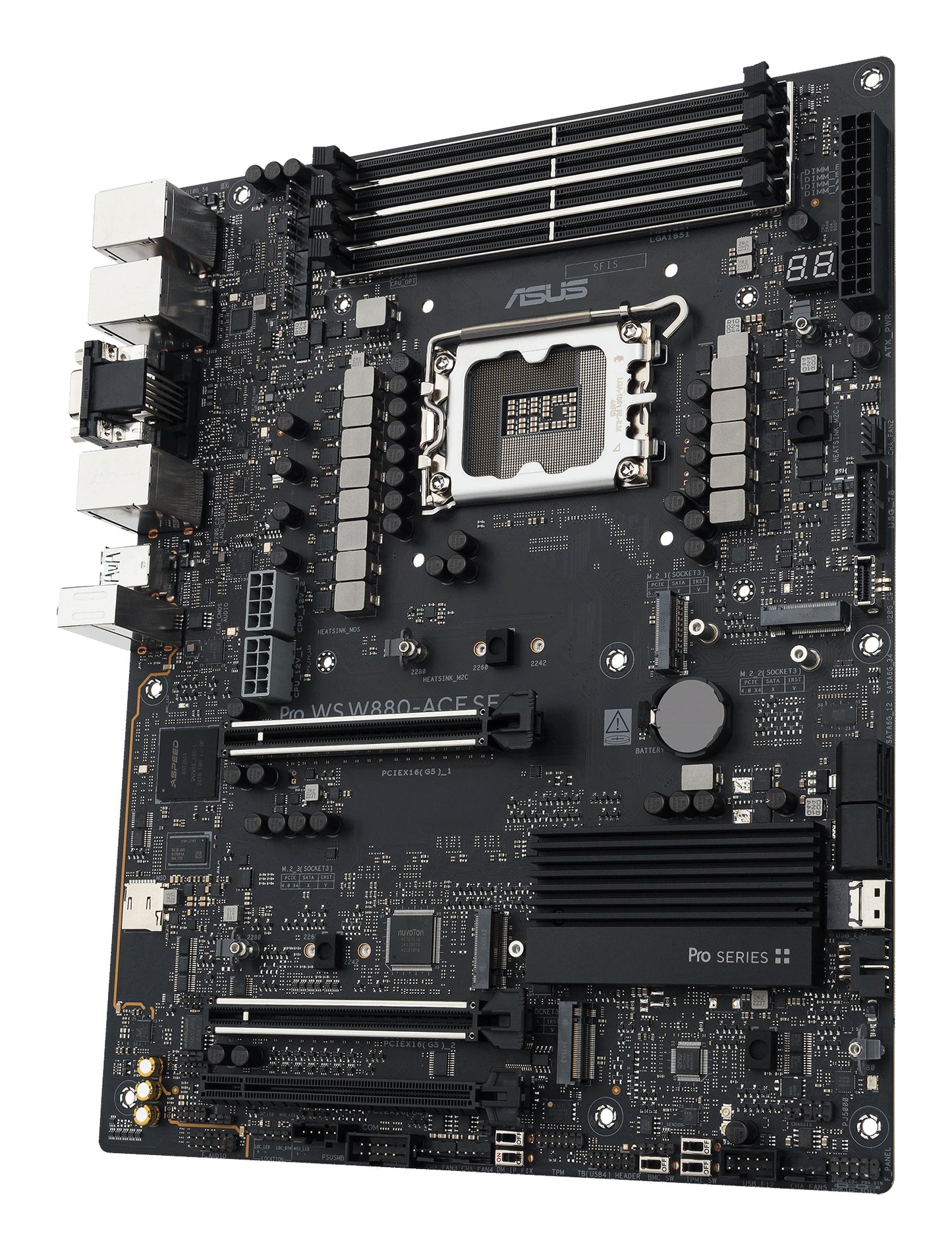 ASUS PRO WS W880-ACE SE Intel W880 LGA 1851 (Socket V1) ATX Motherboard
