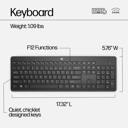 HP 230 Wireless Keyboard & Mouse Combo