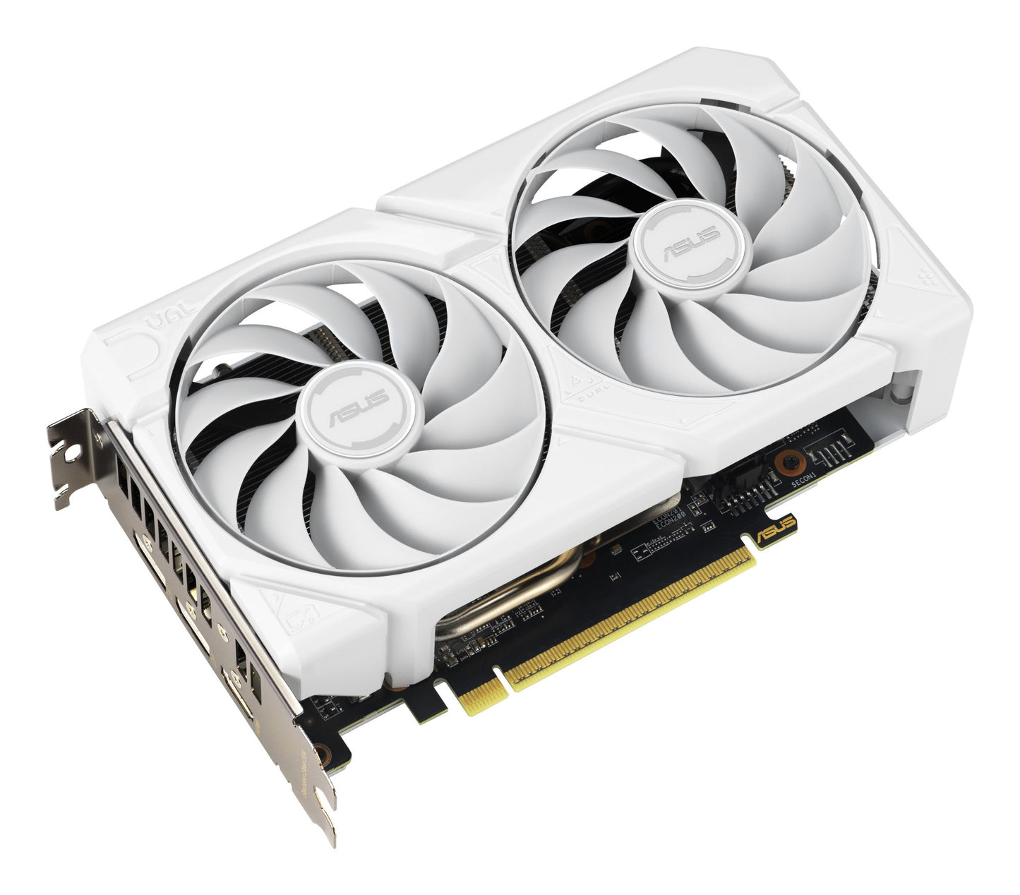 ASUS Dual Radeon RX 9060 XT 16GB GDDR6 Graphics Card (White)