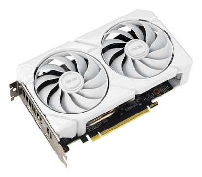 ASUS Dual Radeon RX 9060 XT 16GB GDDR6 Graphics Card (White)