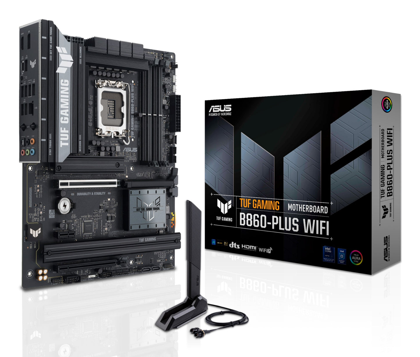ASUS TUF GAMING B860-PLUS WIFI Intel B860 LGA 1851 (Socket V1) ATX Motherboard