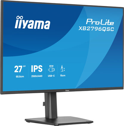 iiyama ProLite XB2796QSC-B1 27" QHD IPS Monitor