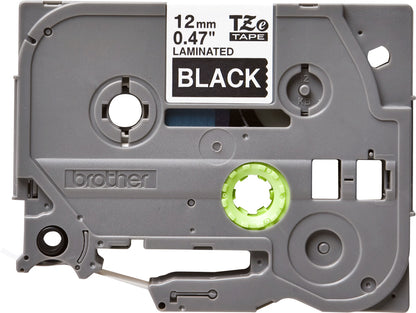 Brother TZE-335 DirectLabel white on black Laminat 12mm x 8m for Brother P-Touch TZ Labels