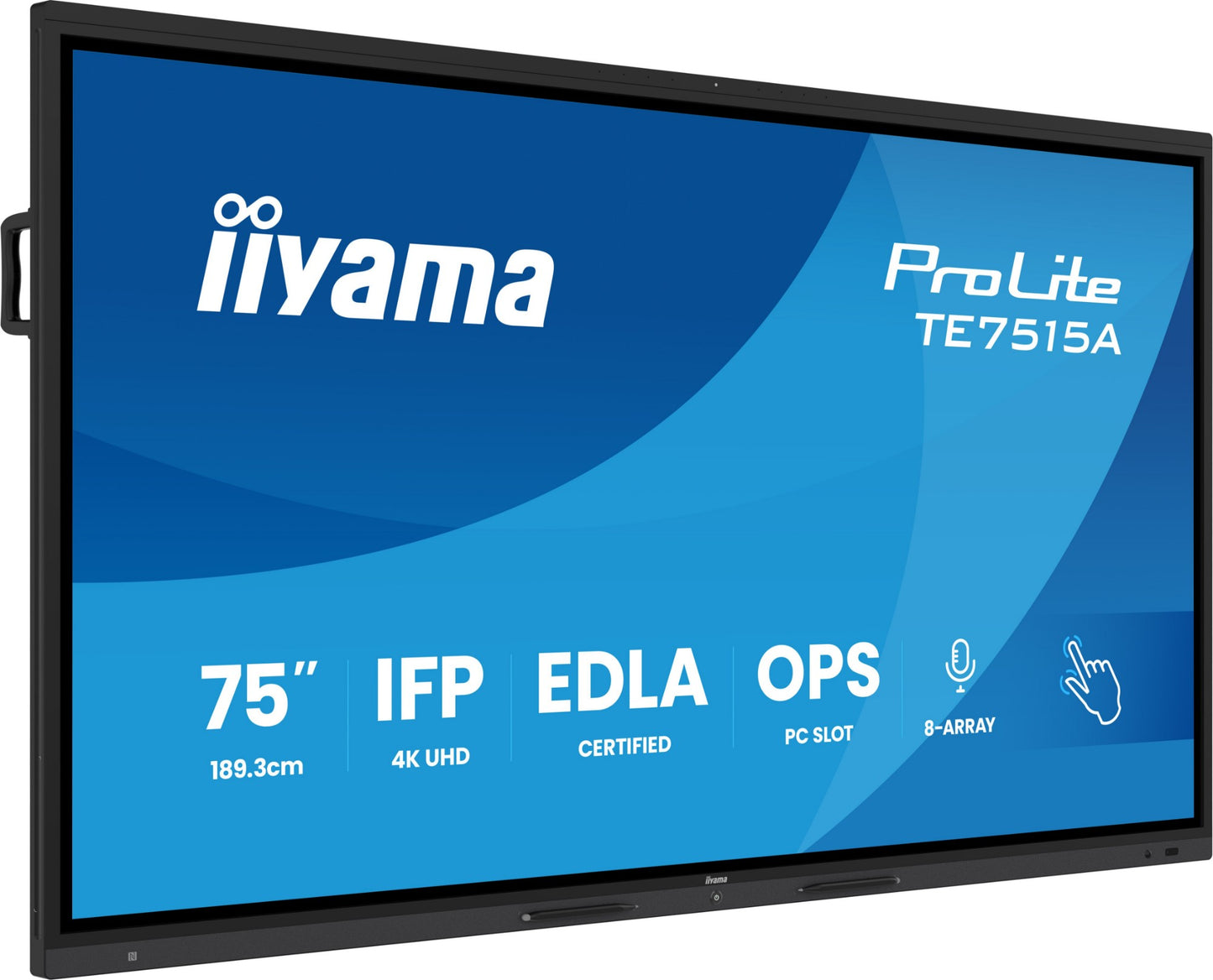 iiyama TE7515A-B2AG Signage Display Kiosk design 4K UHD VA Touch Monitor