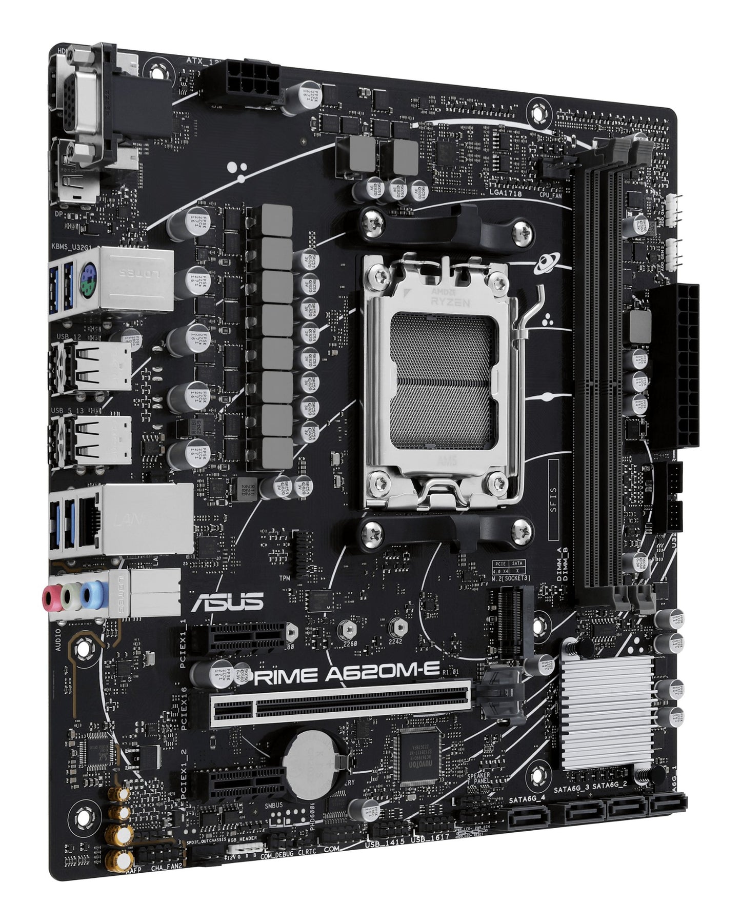 ASUS PRIME A620M-E-CSM AMD A620 Socket AM5 micro ATX Motherboard