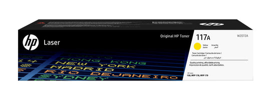 HP W2072A/117A Yellow Toner Cartridge (700 pages, HP Color Laser 150)
