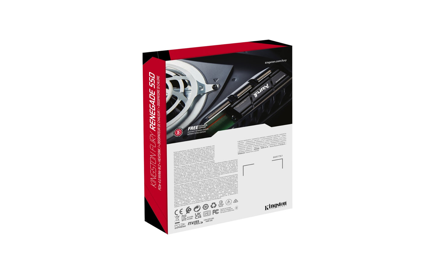 Kingston Technology SFYRSK/1000G 1TB M.2 NVMe PCIe Gen4 SSD