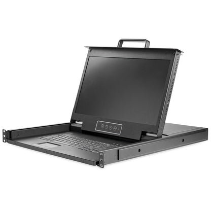 StarTech.com Rackmount KVM Console HD 1080p - Single Port VGA KVM with 17" LCD