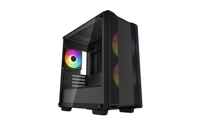DeepCool CC360 ARGB Mini Tower Black PC Case