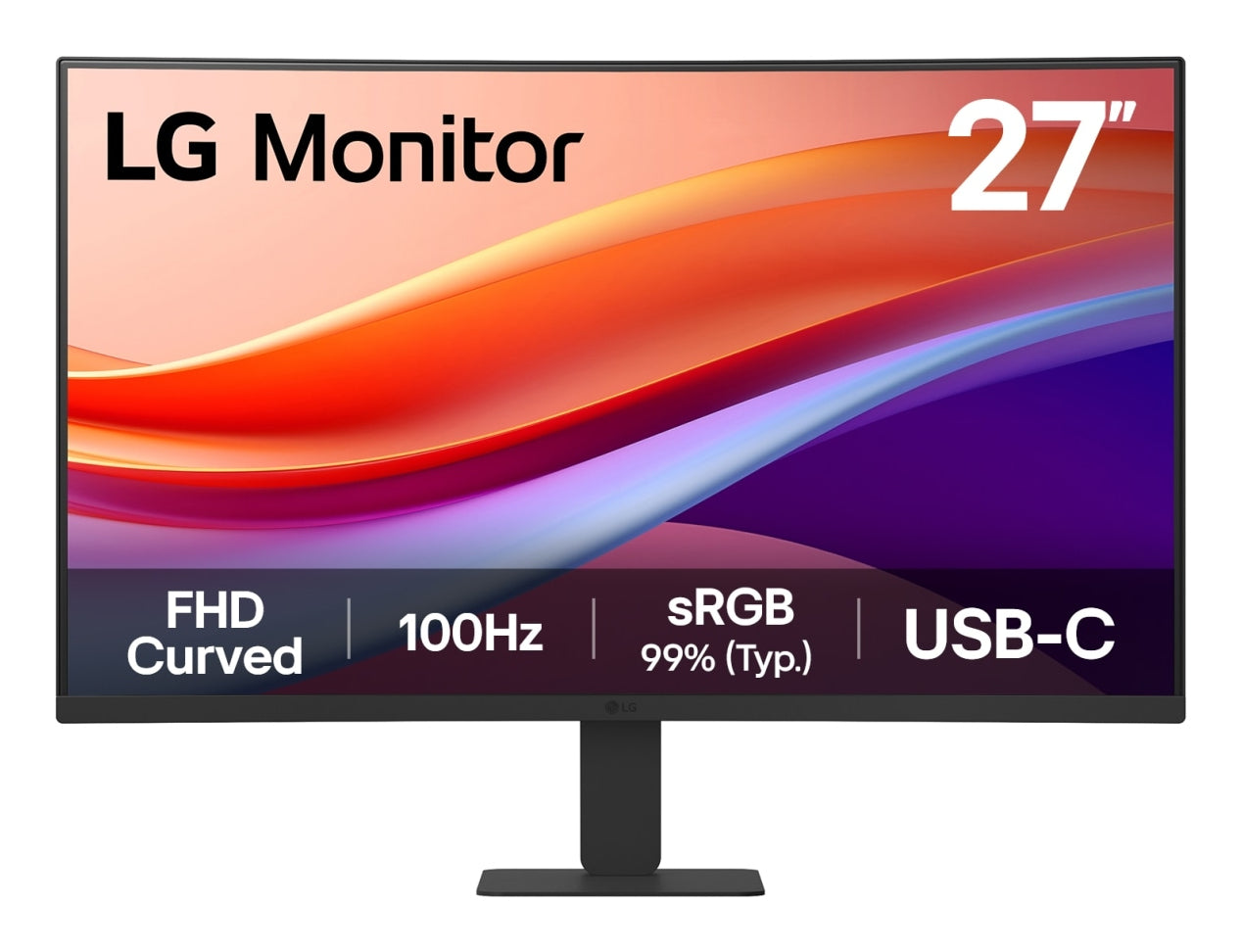 LG 27U421A-B 27" Full HD VA 100Hz Curved Monitor