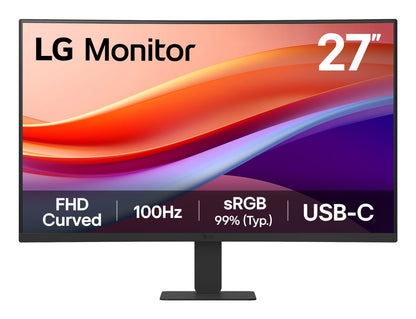 LG 27U421A-B 27" Full HD VA 100Hz Curved Monitor