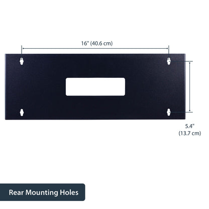 StarTech.com 4U Hinged Wall Mount Patch Panel Bracket - 6 inch Deep - 19" Patch