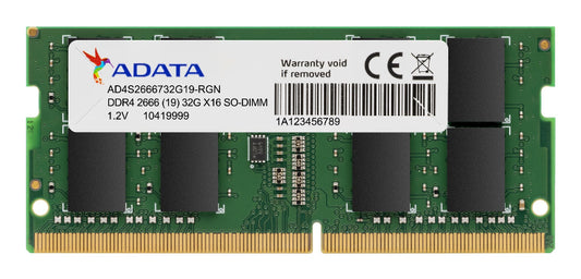 ADATA 8GB DDR4 2666MT/s SO-DIMM Laptop RAM