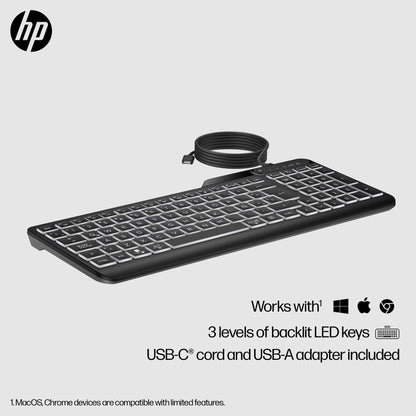 HP 405 Multi-Device Wired Keyboard