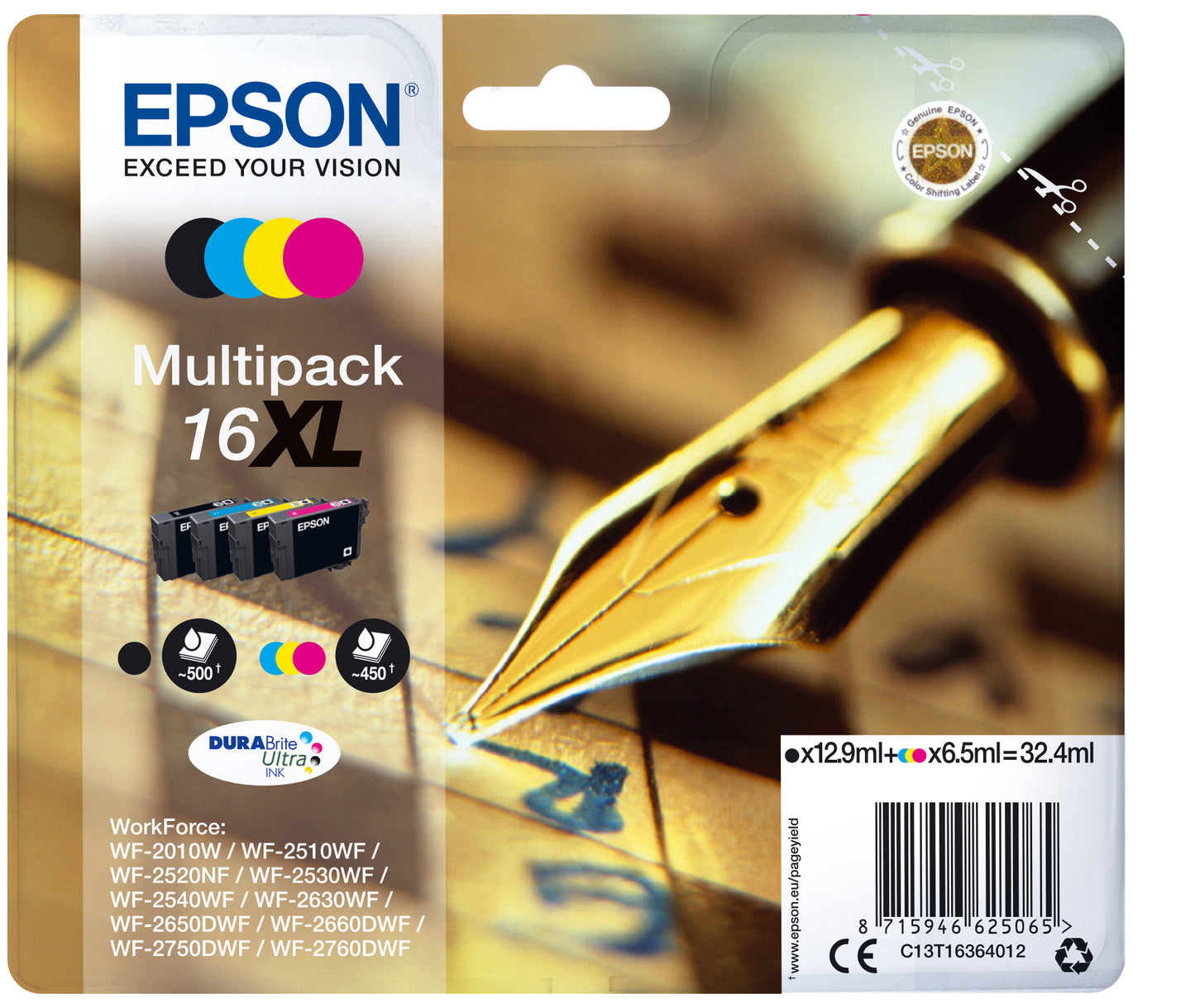 Epson C13T16364012/16XL Ink Cartridge