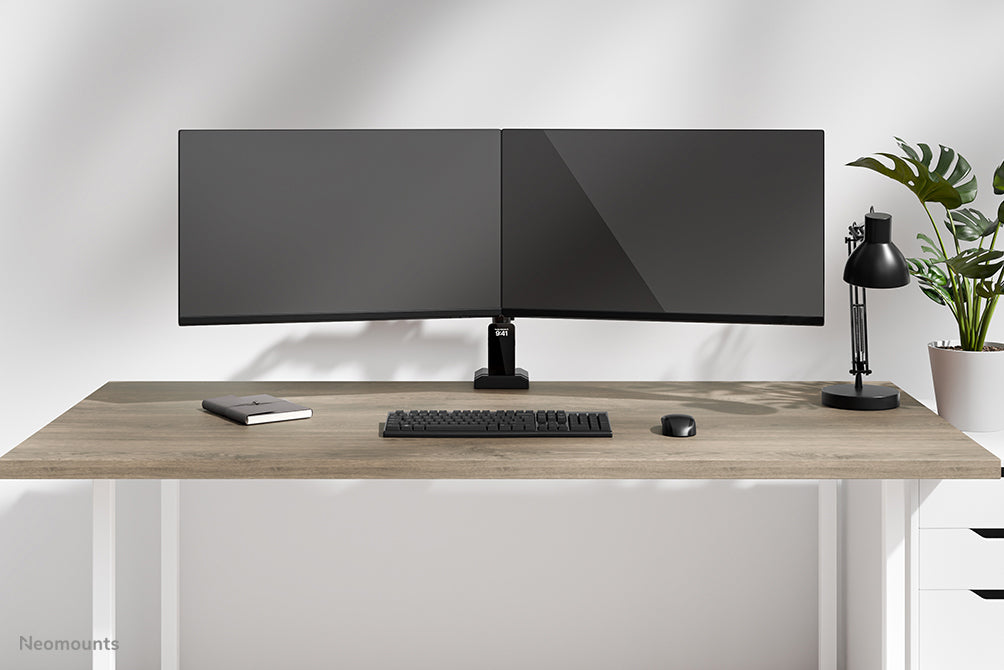 Neomounts DS60-600BL2 Monitor arm 10-32" - Quick-fix - 180°-stop