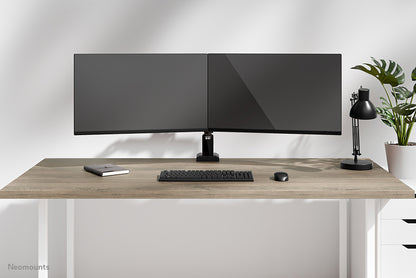 Neomounts DS60-600BL2 Monitor arm 10-32" - Quick-fix - 180°-stop