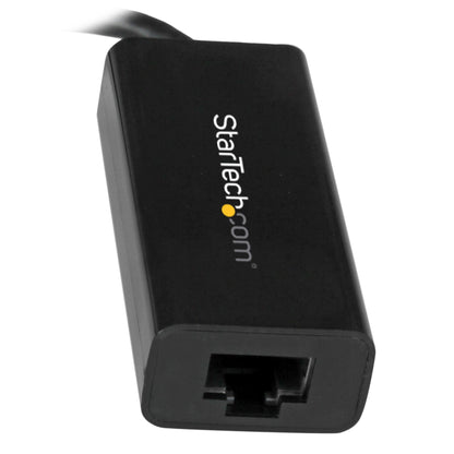 StarTech.com USB-C to Gigabit Ethernet Adapter, Black, Thunderbolt 3 / 4 Compatible