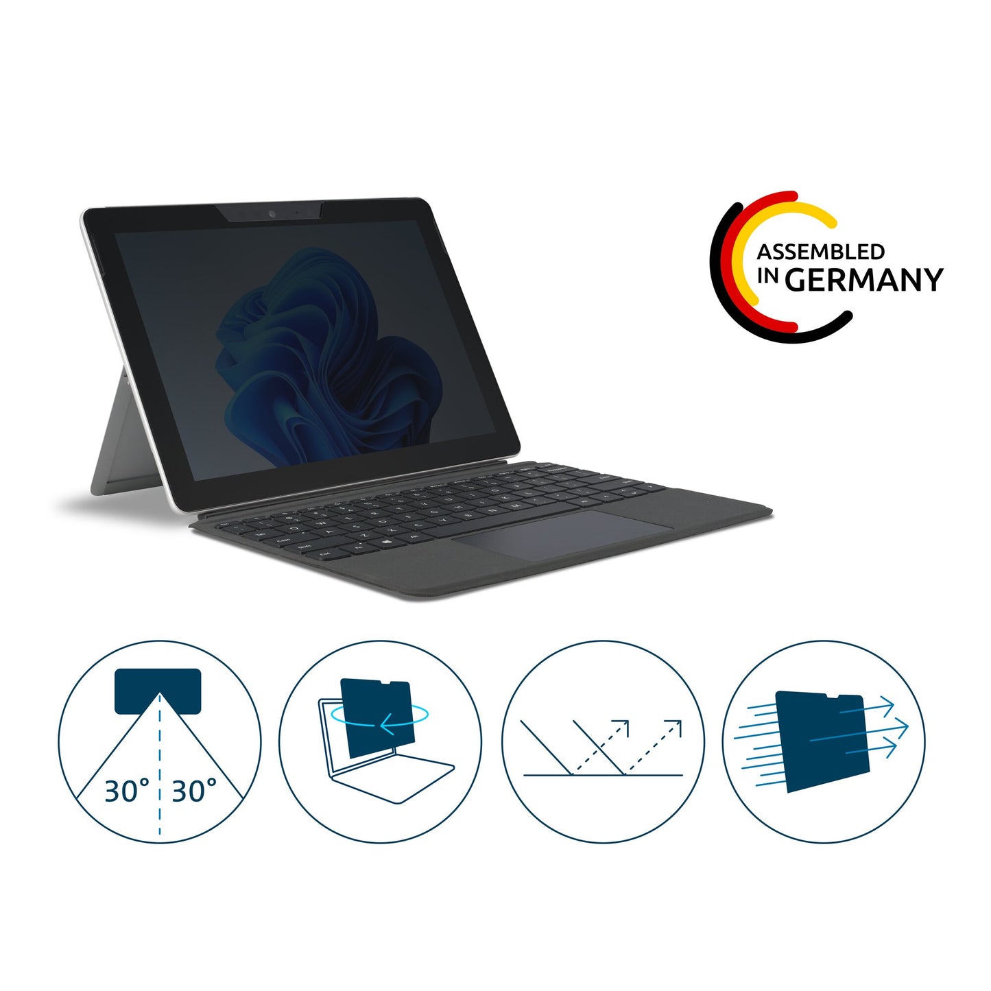 Kensington Privacy filter 2 way removable for Microsoft Surface Go Privacy Screen