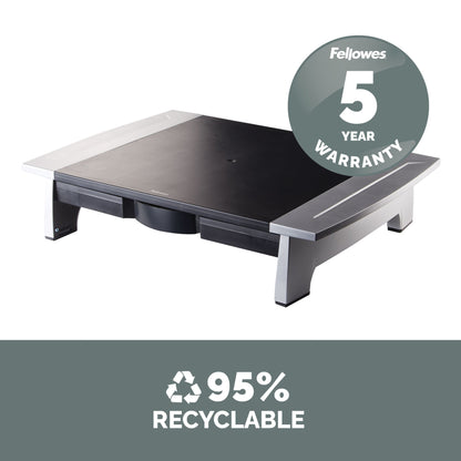 Fellowes Computer Monitor Stand with 5 Height Adjustments - Office Suites Monitor Mount