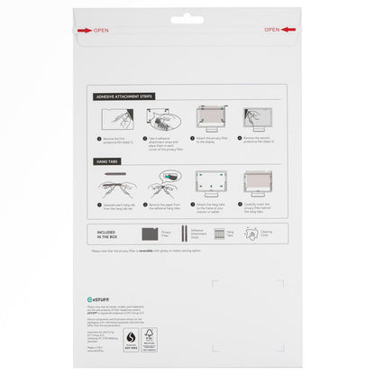 eSTUFF GLBB15345194 display privacy filter 39.6 cm (15.6") Laptop Frameless display Privacy Screen