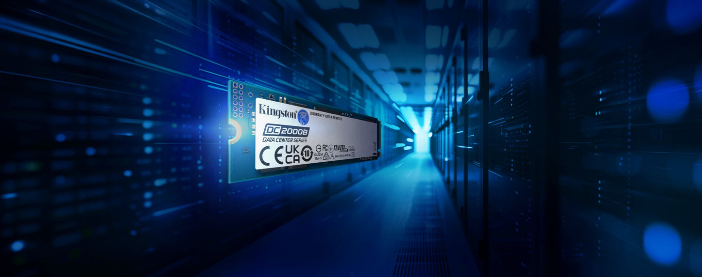 Kingston Technology SEDC2000BM8/480G 480GB M.2 NVMe PCIe Gen4 Enterprise SSD