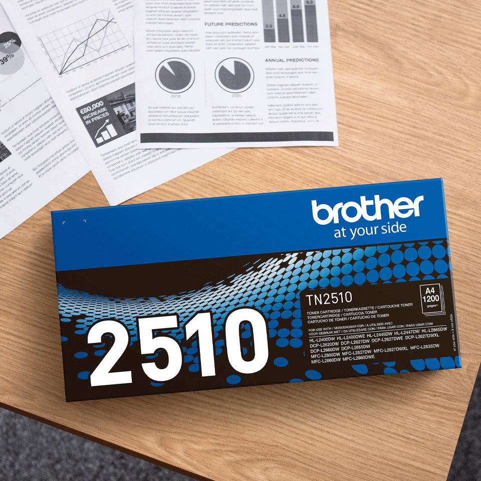 Brother TN-2510 Toner Cartridge (1.2K pages)