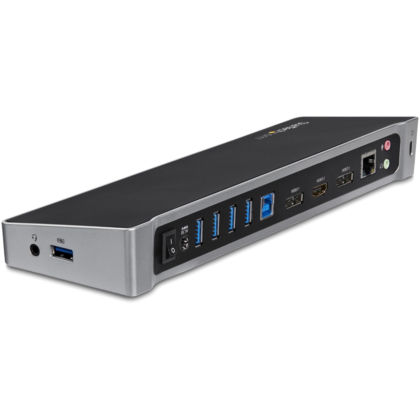 StarTech.com Triple-Monitor 1x 2x USB Docking Station