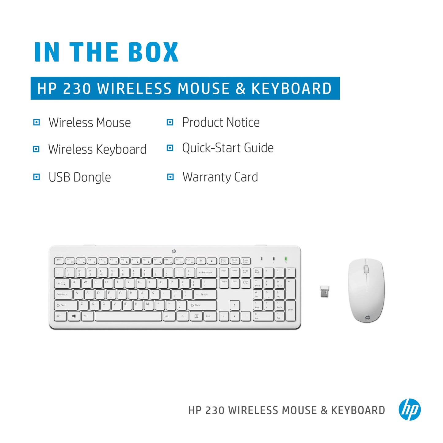 HP 230 Wireless Keyboard & Mouse Combo