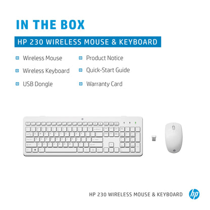 HP 230 Wireless Keyboard & Mouse Combo