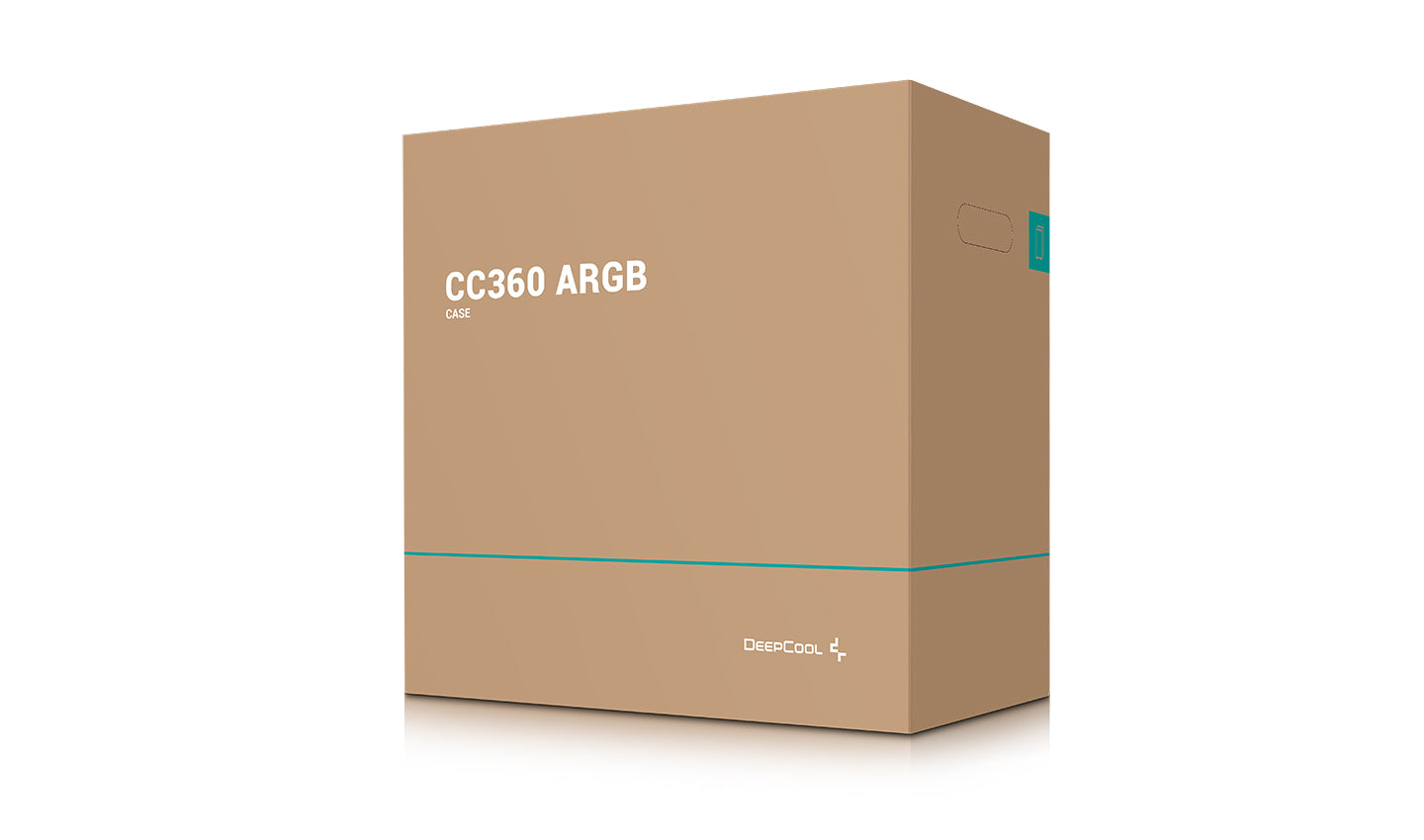 DeepCool CC360 ARGB Mini Tower Black PC Case