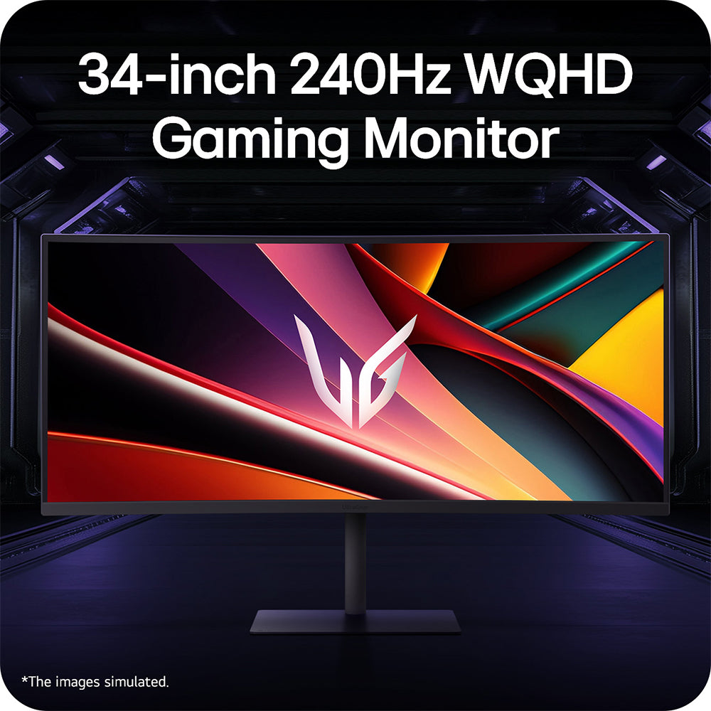 LG 34G630A-B 34" UWQHD VA 240Hz Curved Monitor