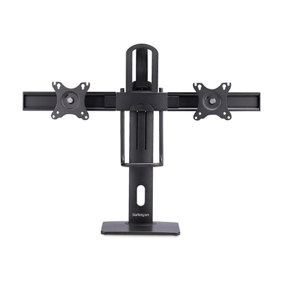 StarTech.com Crossbar Dual Monitor Desk Stand For Double 27-inch Screens, VESA Mount