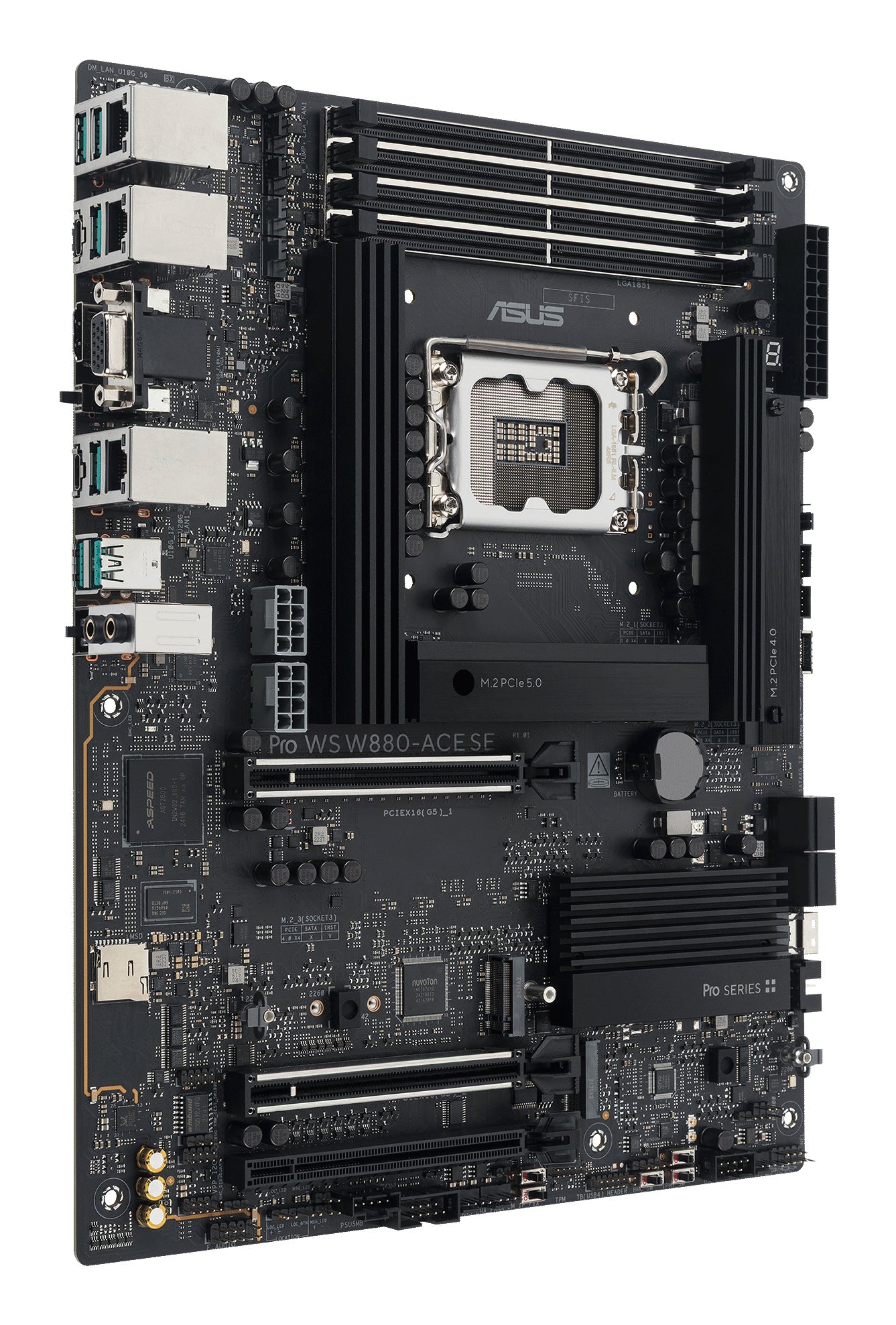 ASUS PRO WS W880-ACE SE Intel W880 LGA 1851 (Socket V1) ATX Motherboard