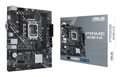 ASUS PRIME H610M-K D4 Intel H610 LGA 1700 micro ATX Motherboard