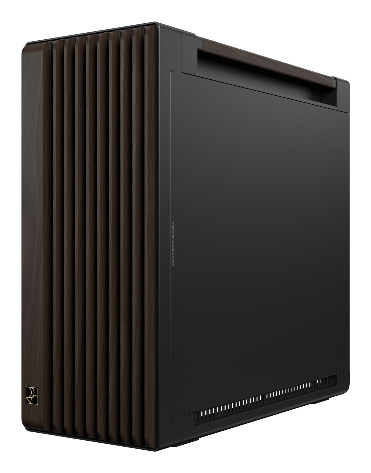 ASUS ProArt PA602 Wood Edition Modern Black - Metal Panel Midi Tower Black, Wood PC Case